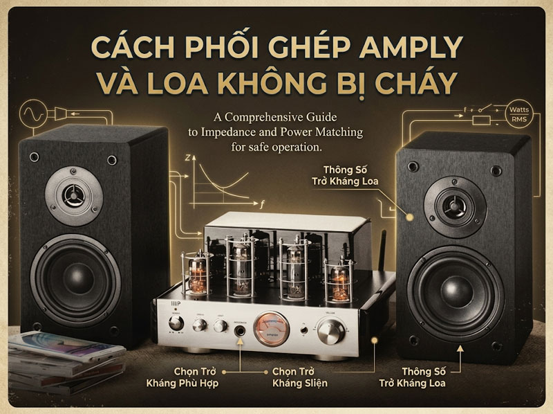Cách Phối Ghép Amply Và Loa Không Bị Cháy